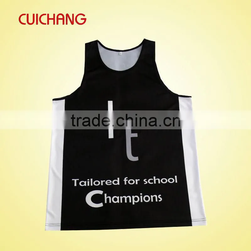 coolmax running singlet with sublimation printing