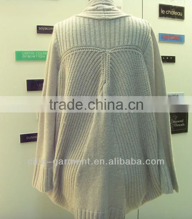 lady Russian style knit sweater