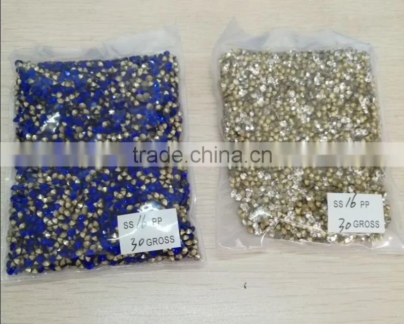 wholesale chaton point back rhinestone strass bead for garment