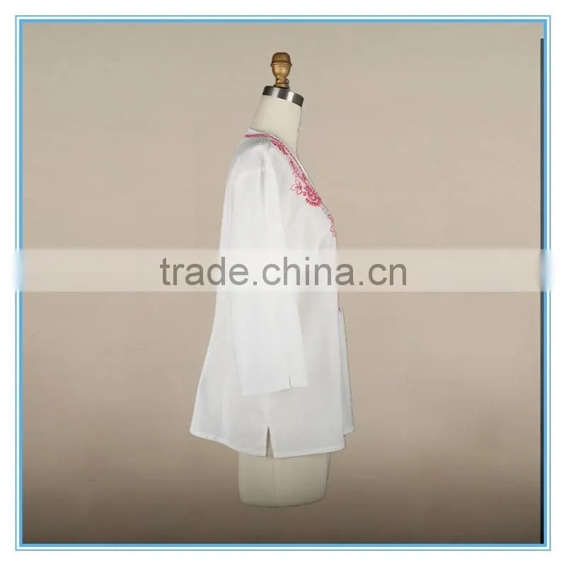 New design custom t shirt Sweatshirts office lady shirt with high quality
