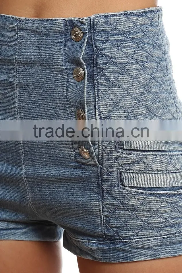 2016 new arrival sexy ladies short jeans pants for summer