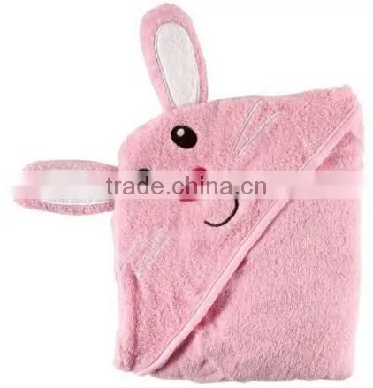 China supplier applique cotton terry fabric swaddle newborn organic cotton baby blanket