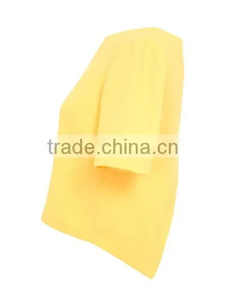 Bright Orange Wholesale Plain Lady Crop Top