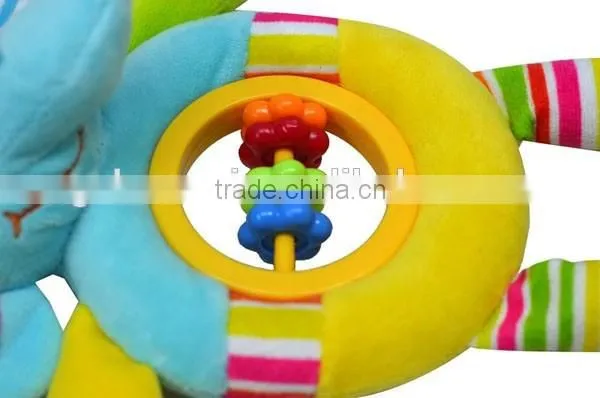 Cute Plush toy with abacus beads for formative education/enlighten education