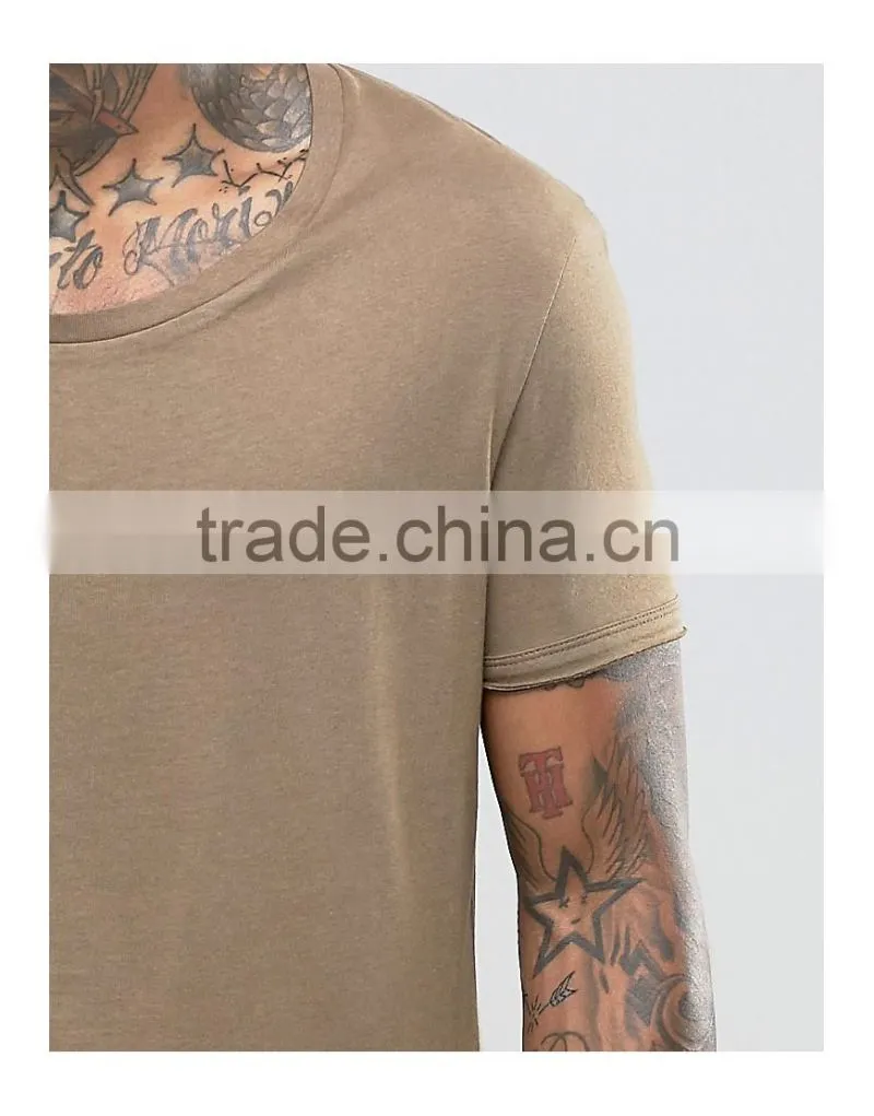 Guangzhou Shandao New Design 180g 100% Cotton Casual Style Loose Fit O-Neck Short Sleeve Men's T-Shirts