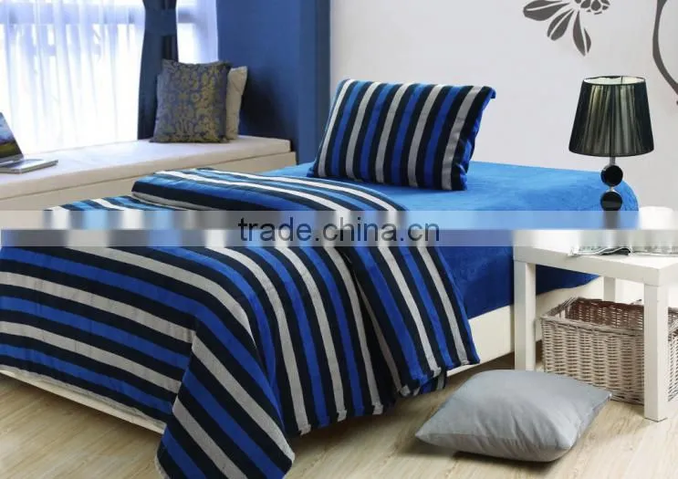 China manufacturer lovely 3d print flannel 4pcs bedding sets