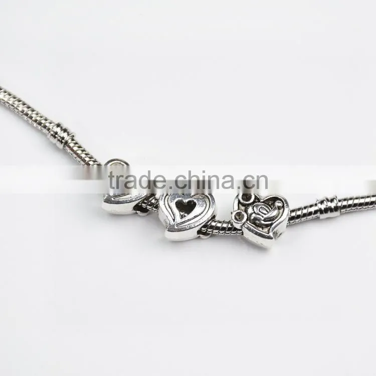 Cuentas de bricolaje,Pretty Various Jewelry Making Beads Silver Spacer Beads for DIY Accessories