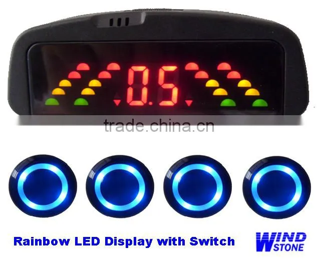 Car Parking Sensor Distance Control Sensor With Led Display Reverse Aid System car parking sensor price Wholesale