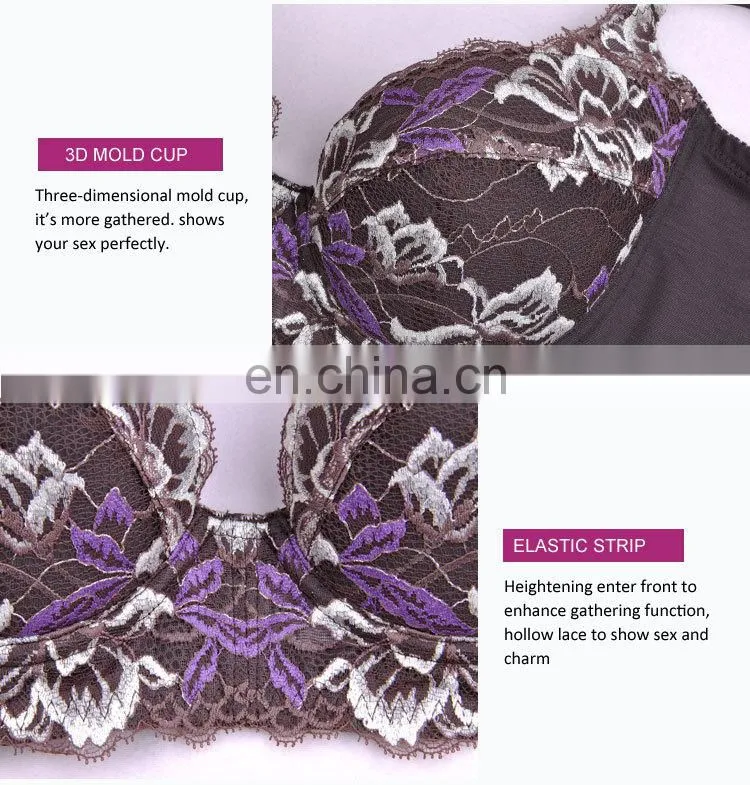 Top Sale One Piece Purple Breathable molded bra cup
