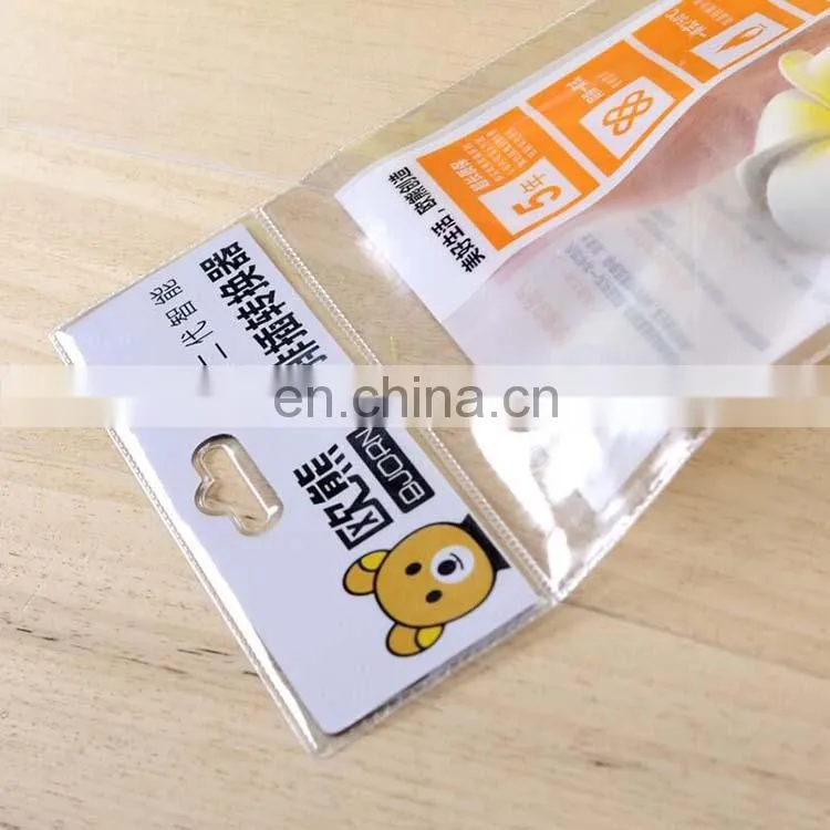 wholesale high quality plastic pvc waterproof bag for for electronic accessory packaging with coloring printing