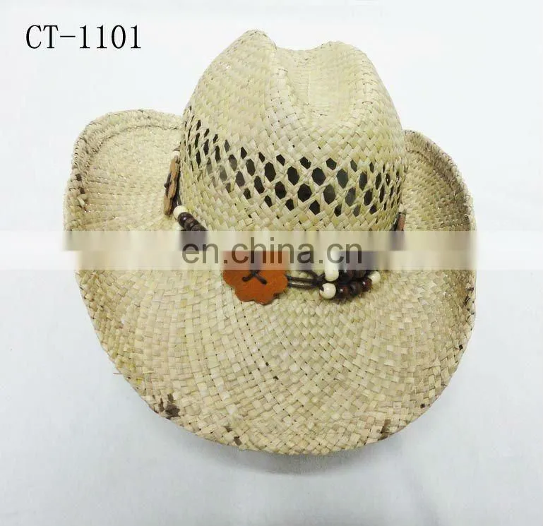 Painted Straw Cowboy Hat