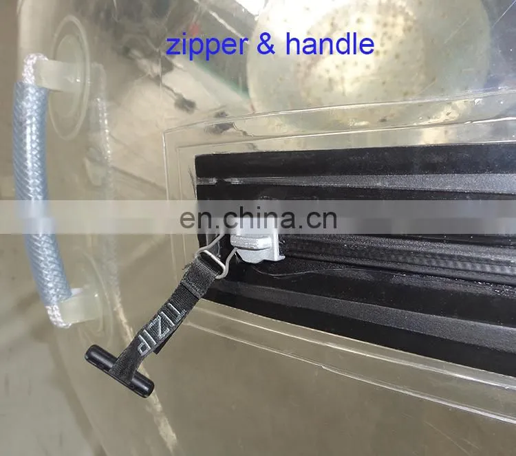 Sports inflatable zipper water walking ball price walk on water ball