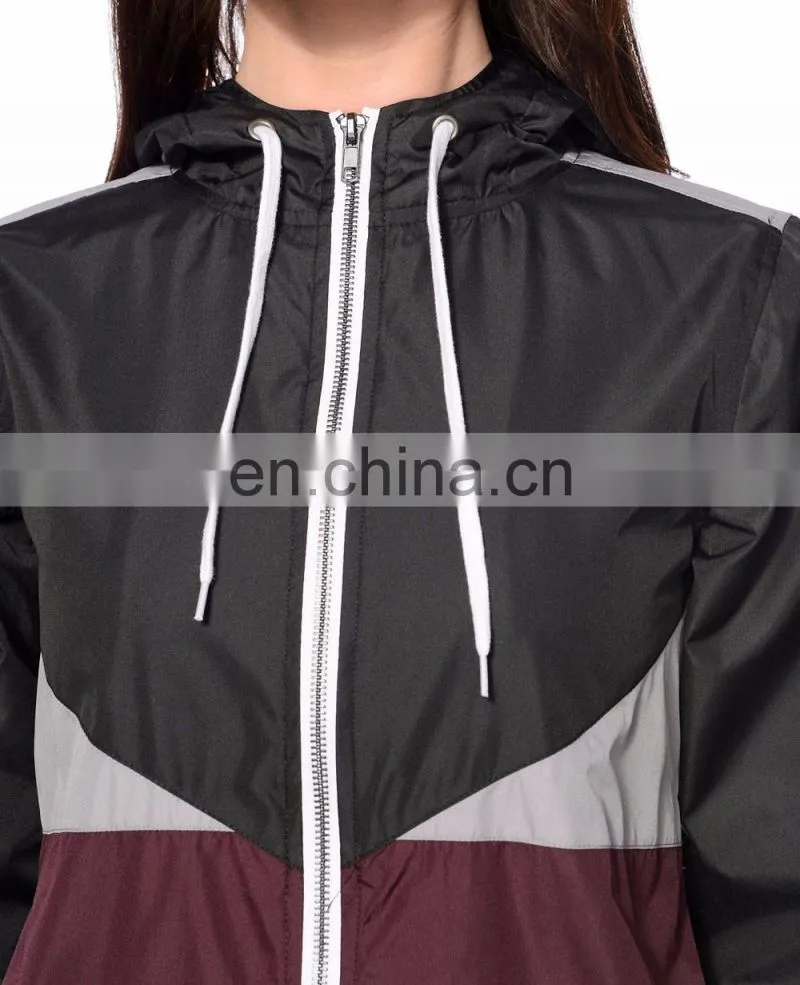 New custom made polyester nylon water proof coach windbreaker jackets