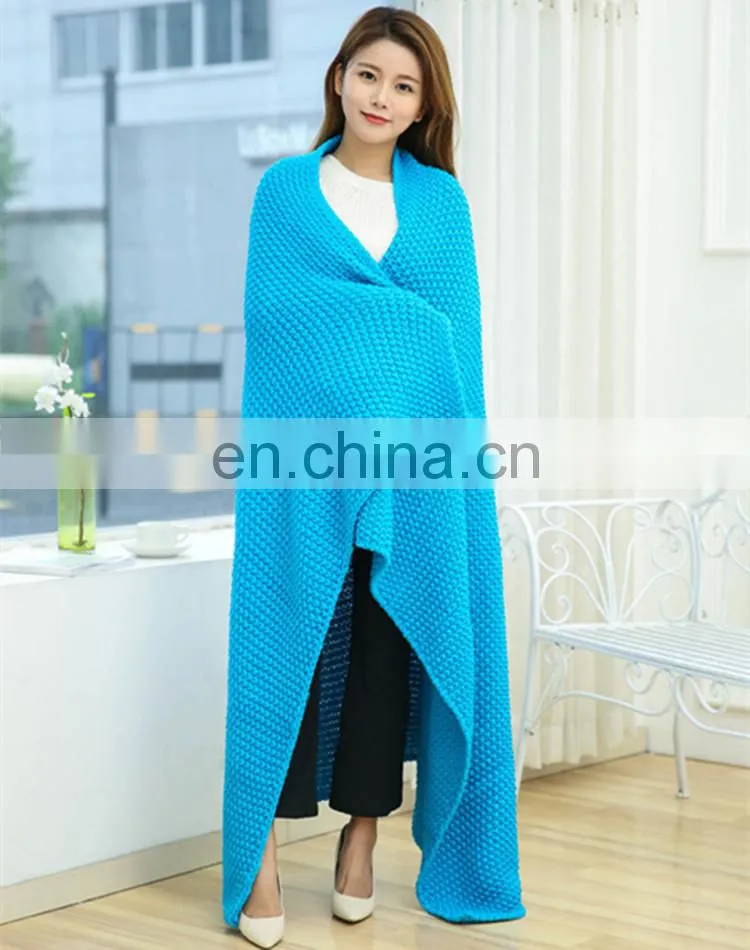 Customized square acrylic blanket