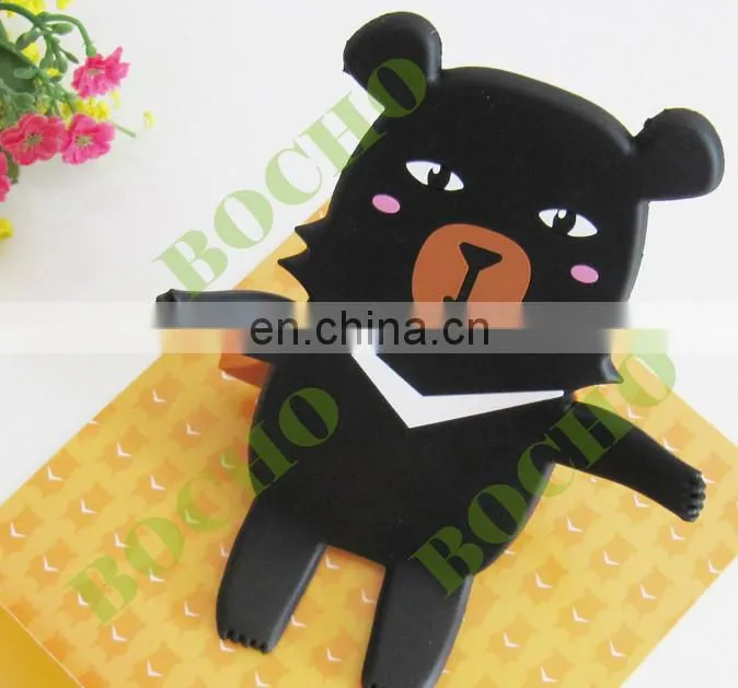 bendable phone holder, rubber cell phone holder, cute animal smartphone holder