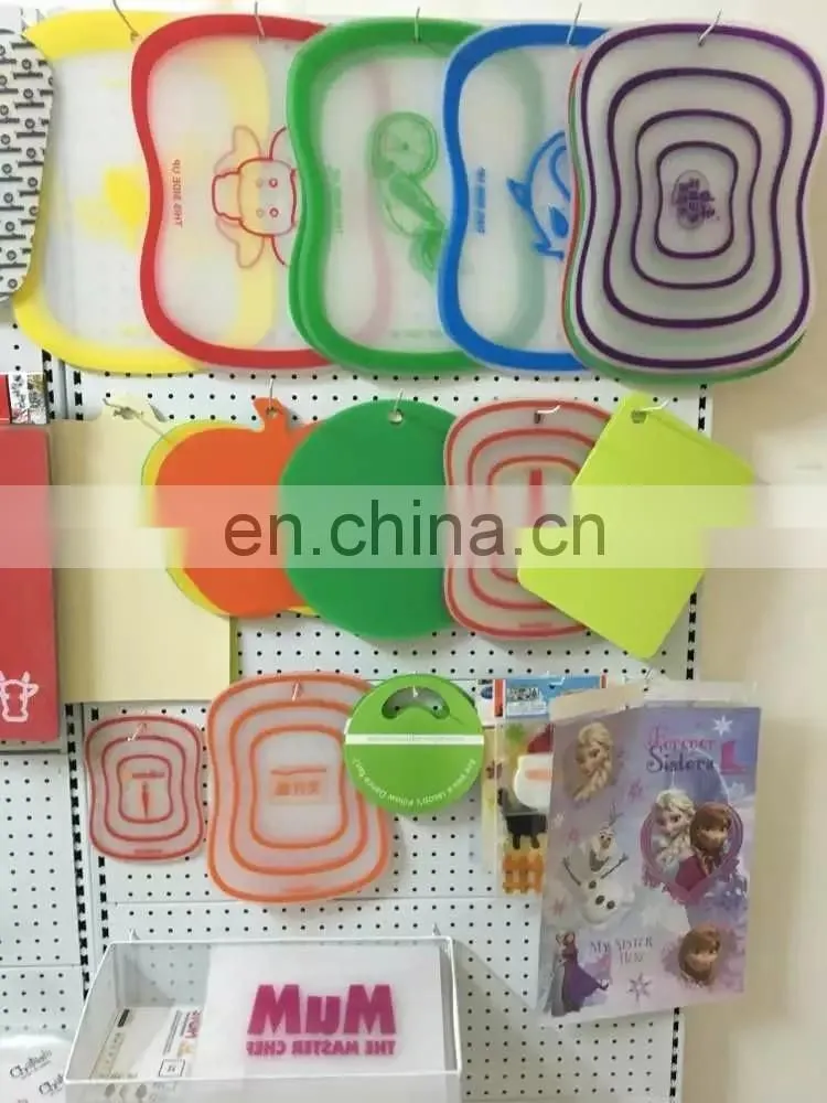 Customized logo PP Kitchen Flexible Cutting Board