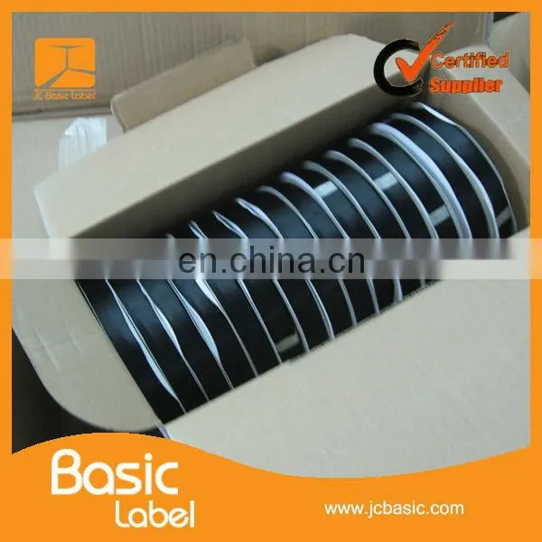 (We are no holiday) black satin ribbon 1/2 inch wide