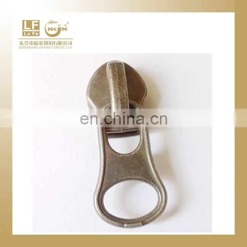 customized designer metal zipper pull