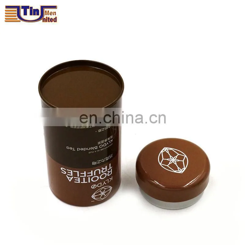 Small Round Tea Tin Box