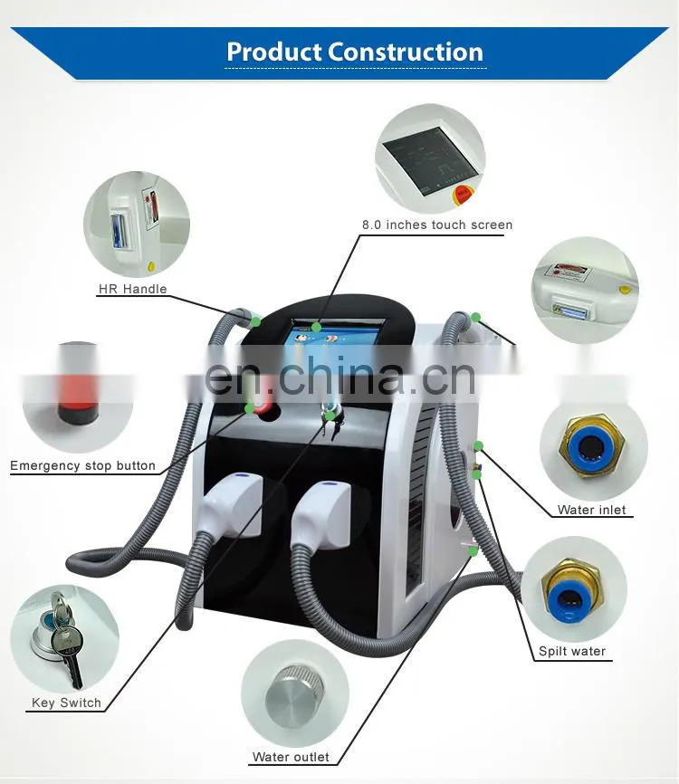 2019 Clinic Use Factory price portable ipl skin rejuvenation & hair removal machine for sale