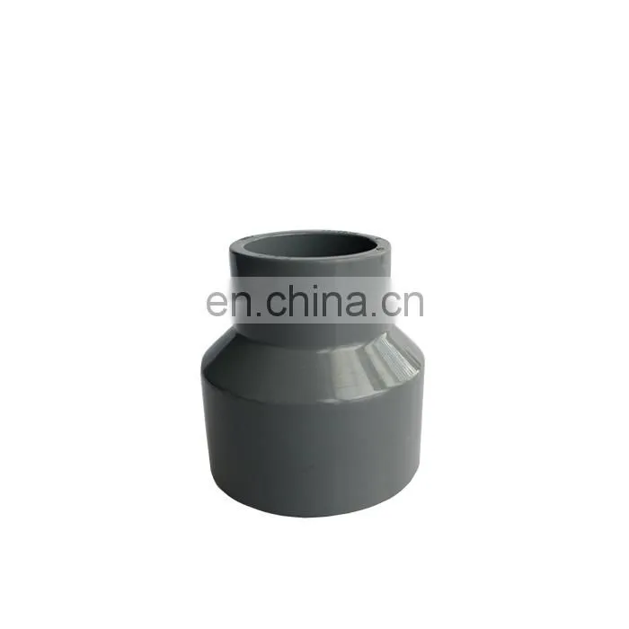 ASTM SCH80 gray color UPVC cross 6" for water supply