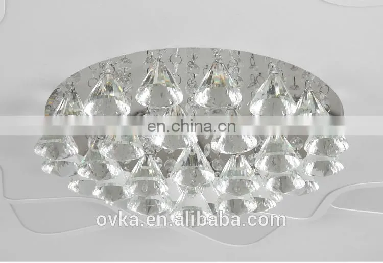 Creative Crystal Star Children's Room Acrylic led Ceiling Light Bedroom Light