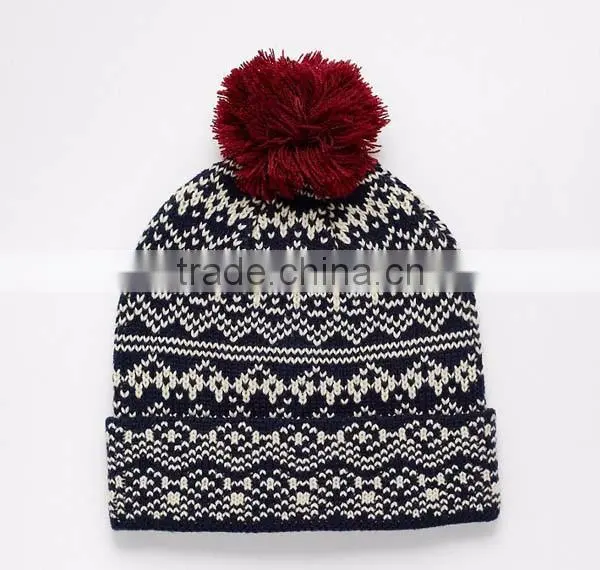 Custom High Quality Bobble Beanie/Bobble Beanie Hat