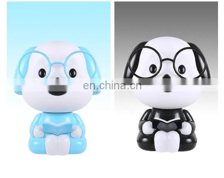 Dog cartoon EU plug 220V desk lamp children baby kids gift decorative night lamp