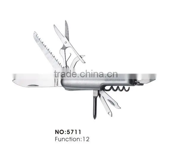 polish 420/430 stainless steel multi knife lighter pocket knife