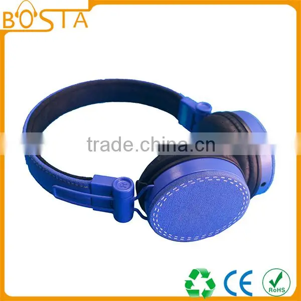 Volume controll on-ear new fashion cell phone headphone with mic