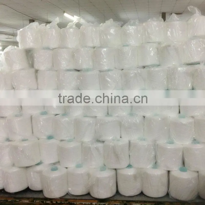 20/2 20/3 raw white 100% spun polyester sewing thread