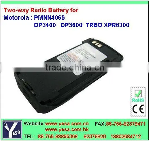 TWO-WAY Radio battery for M0T0ROLA PMNN4065