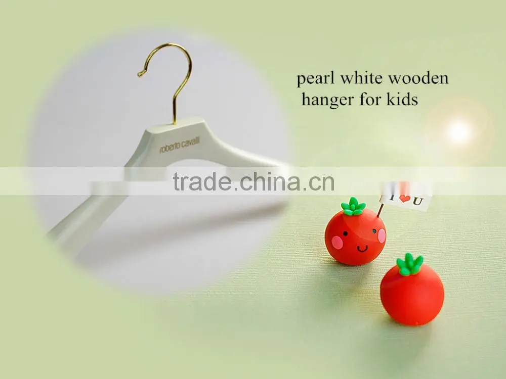 cute wooden clothes hanger for kids