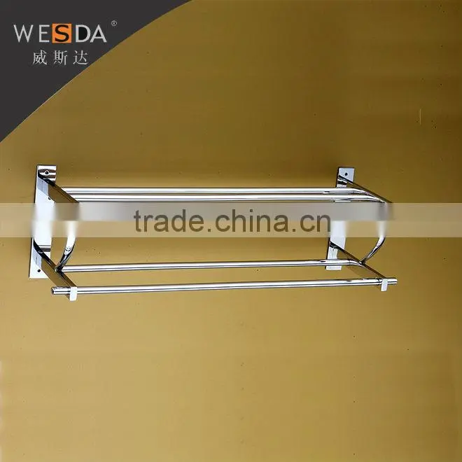 WESDA High quality Stainless Steel Bathroom Towel Rack,bathroom rack A115