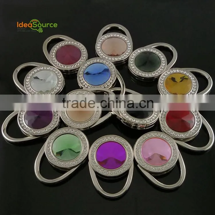 Classic Round Padlock Handbag Holders For Tables Wholesale 15 colors available, High Quality bag hook holder