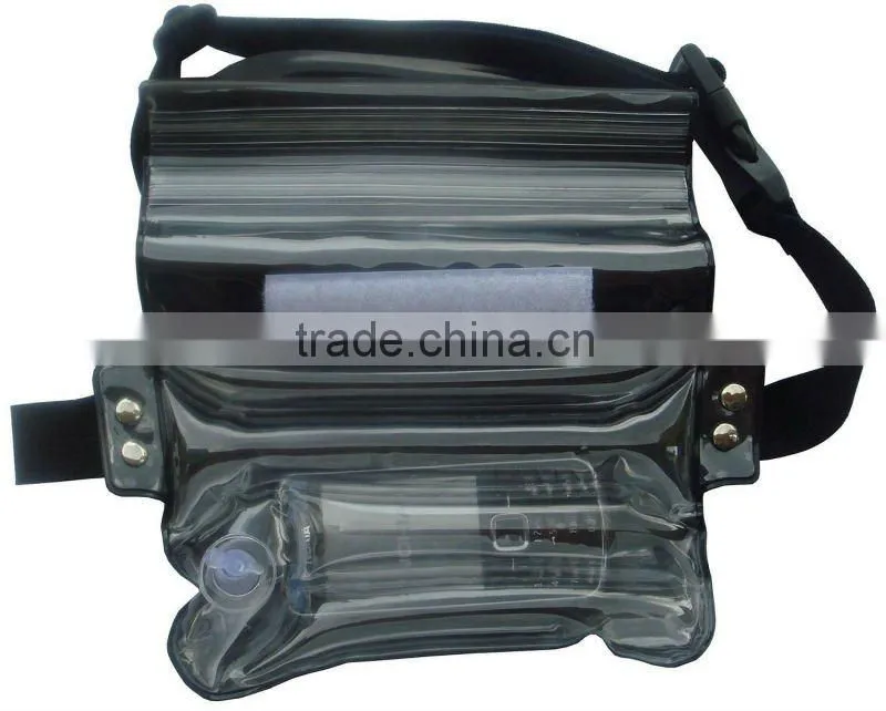 2013 inflatable plastic waterproof waist bag for Aquatic park hotspring swimming pool sports