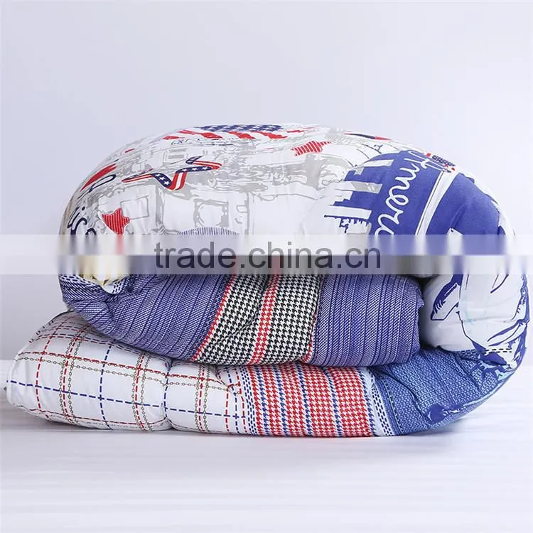 cheap home sense printed kids design patchwork quilt bedspread sale support OEM can be customize