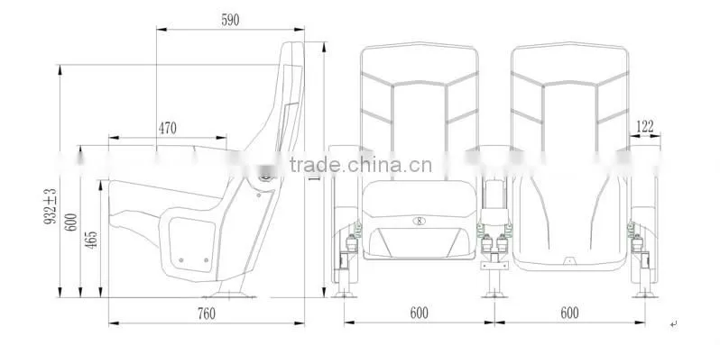 hot sale 3d rocking VIP cinema chairs HJ815A-L