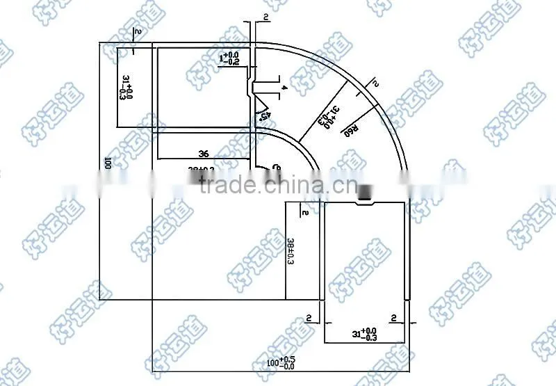 05412 Truck lateral Protection safety guards aluminum profile