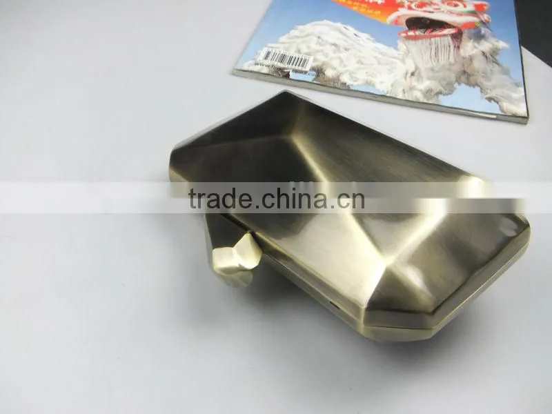 NEW Luxury Antique Brass Metal Minaudiere Clutch Bag With Chain For Girl