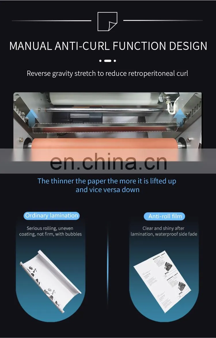 Hot Sale Automatic Conveyor Belt Feeding Hot Laminating Machine With Anti-Curling Function