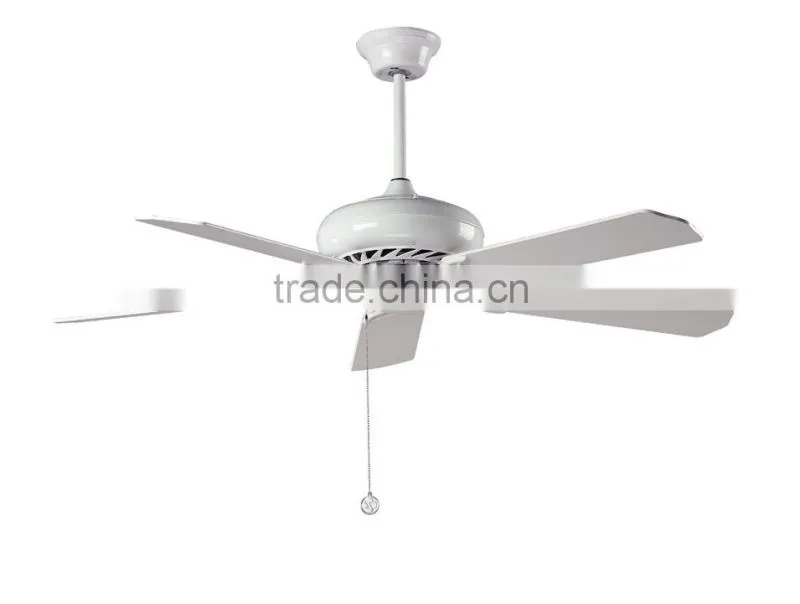 Europe style 42inch white color industrial ceiling fan