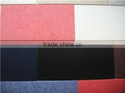acoustic ceiling board/multicolor polyester tile board
