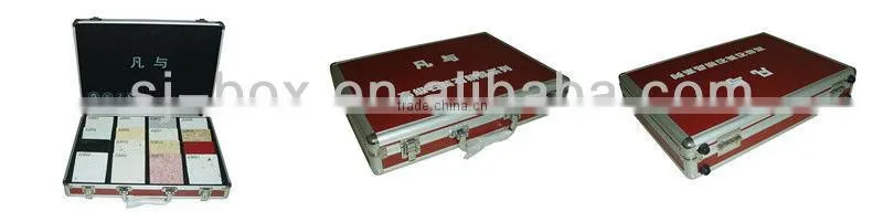 Hot! presentation case for quartzite stone
