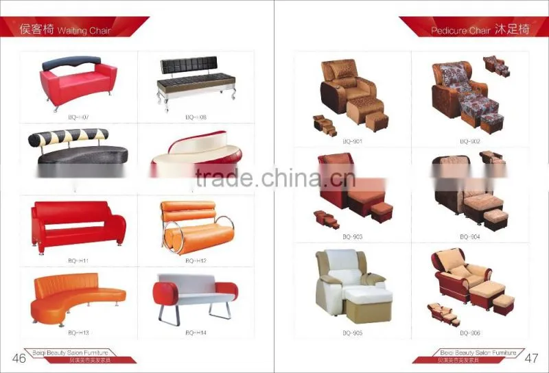 Salon Waiting Area Chair Classical Design Durable Beauty Chair Waiting Sofa for Salon Shop