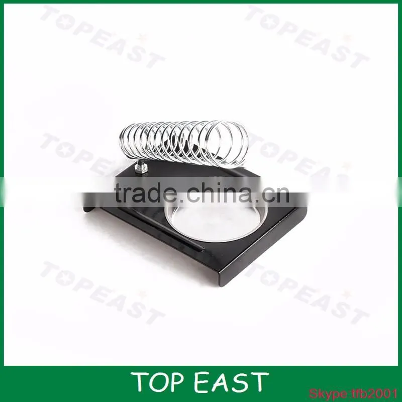 TP-012 Soldering Iron Support Stand Station Metal Base Rectangle Stand Holder Base Support Station Safety Protecting Base