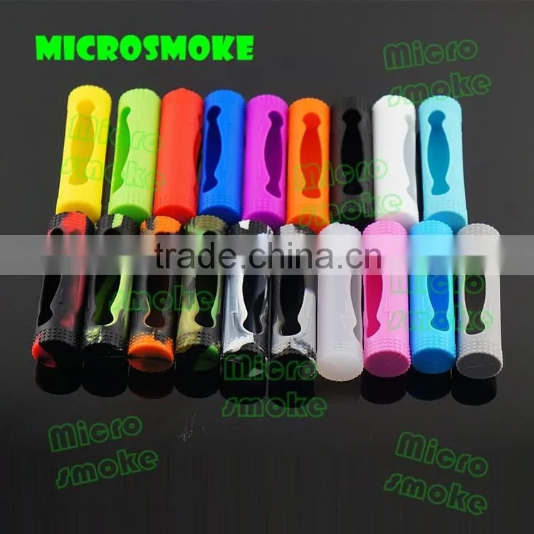 Microsmoke 19 colors silicone case/holder for 18650 battery ,lithium ion battery 18650 holder, battery 18650 silicone holder
