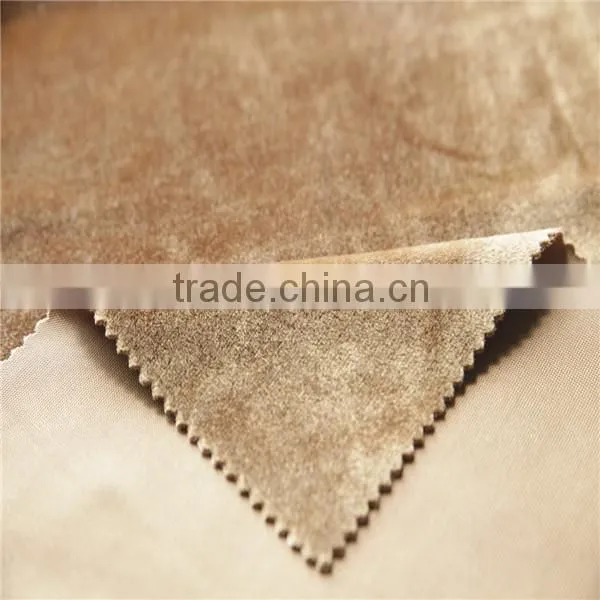 fashion new colors 100% polyester italy shiny velvet tricot fabric for curtain