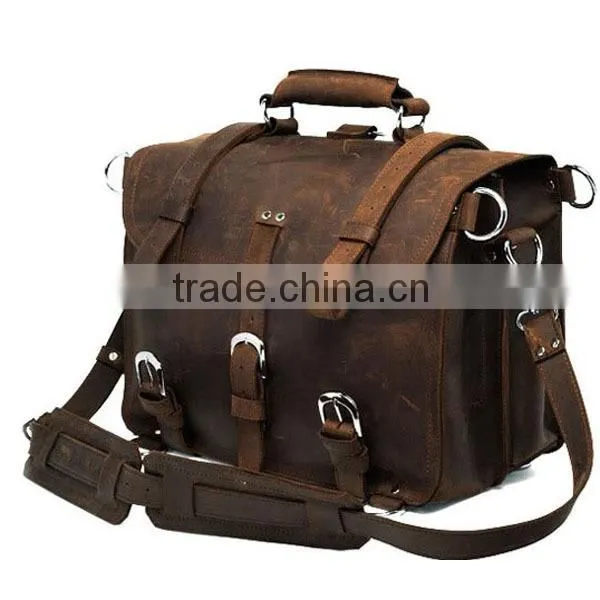 Imported handbags china fashion vintage wholesale men leather bag branded handbag