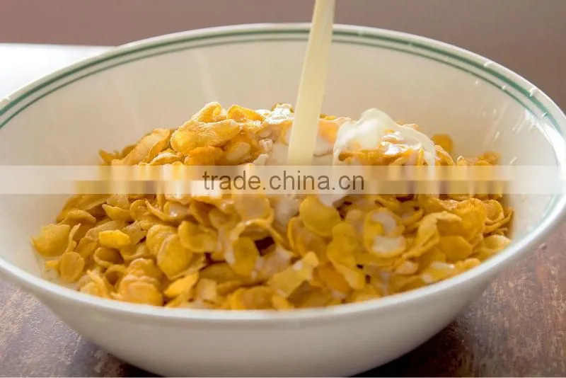 Automatic Roasted Breakfast Cereal Corn Flakes Extrusion Machine